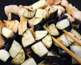 鶏むね肉となすの中華みぞれ煮作り方6写真