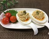 ゆで卵de簡単おつまみ☘️ツナカレー作り方2写真