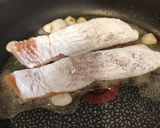 鮭のムニエルクリームソース&浅漬作り方10写真
