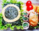 ドラえもんのおしり♪秘密道具 キャラ弁♪作り方2写真