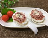 ゆで卵de簡単おつまみ☘️ツナカレー作り方6写真