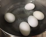 ちょいピリ辛♡とろ〜り半熟煮卵（味玉）作り方2写真