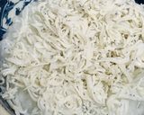 とろろ昆布&しらすのお粥作り方2写真