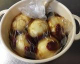 ちょいピリ辛♡とろ〜り半熟煮卵（味玉）作り方4写真