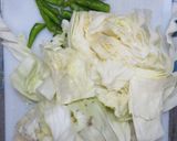鶏胸肉とキャベツの塩麹ペペロンチーノ作り方4写真