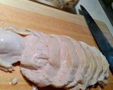 鶏胸肉きゅうりもずく和え作り方1写真