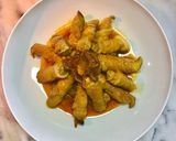 No2292エリンギ肉巻き生姜焼き作り方1写真