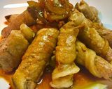 No2292エリンギ肉巻き生姜焼き作り方3写真