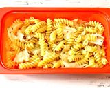 レンジで簡単⭐️フジッリのペペロンチーノ作り方4写真