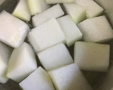 冬瓜(とわかめ)の中華スープ作り方1写真