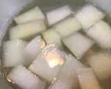 冬瓜(とわかめ)の中華スープ作り方2写真