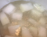 冬瓜(とわかめ)の中華スープ作り方4写真