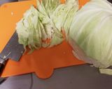 鳥団子とキャベツ入り 胃腸に優しいスープ作り方1写真