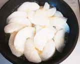 水きりヨーグルトの梨トースト作り方2写真