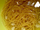 桃缶使い切り♡絶品！桃トマトの冷製パスタ
