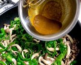ピーマン、しめじ、ひき肉のカレー炒め作り方6写真