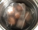 簡単　殻付き塩味ゆで卵作り方4写真