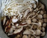 具沢山！白菜と えのき 椎茸 しめじの中華スープ作り方5写真