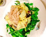 花オクラとクレソンのサラダ作り方7写真