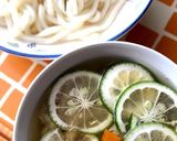 夏のいたわり★カボスの温つけ麺作り方4写真