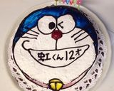 誕生日ケーキ ドラえもん作り方8写真