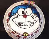 誕生日ケーキ ドラえもん作り方10写真