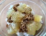 納豆とウリの丼作り方2写真