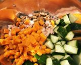 納豆サラダ作り方5写真
