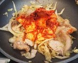 糖質制限の方にも！＊豚キムチ焼きそば作り方6写真