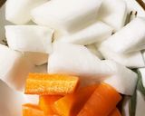 全てレンジ根菜胸肉の砂糖を使わない照り煮作り方1写真