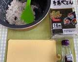 可愛い☆お花☆おにぎり〜(o˘◡˘o)♡作り方1写真