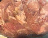 バジルと鶏肉野菜の炒め物作り方1写真