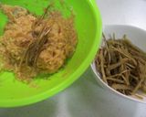 きんぴらバーグ作り方1写真