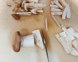 生秋鮭ときのこの炊き込みごはん作り方2写真