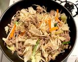 簡単激安肉野菜炒め作り方4写真