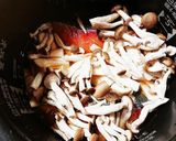 生秋鮭ときのこの炊き込みごはん作り方5写真