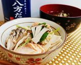 生秋鮭ときのこの炊き込みごはん作り方7写真