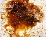 レンジで青椒肉絲風ミニトマトの梅炒め丼作り方3写真