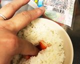 カニカマのおにぎり作り方2写真