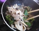 豚とピーマンときのこの味噌炒め作り方3写真