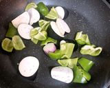 ♡厚揚げと夏野菜の甘辛炒め♡作り方4写真