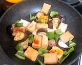 ♡厚揚げと夏野菜の甘辛炒め♡作り方7写真