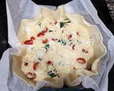 簡単キッシュ☆ほうれん草＋ベーコン作り方4写真