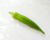 オクラ１個は水小さじ1＆レンジで10秒！作り方2写真