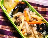 秋だね☆豚肉とキノコの炊き込みご飯作り方3写真