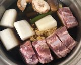 QC 簡単角煮 白米炊飯 豚バラ大根作り方3写真