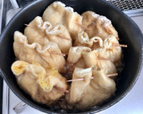 油揚げの袋煮（卵・お餅・おから）作り方4写真