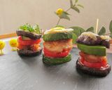 夏野菜を使ったヘルシーチキンバーガー作り方9写真