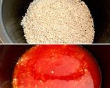炊飯器で簡単★もち麦入りチキンライス作り方3写真