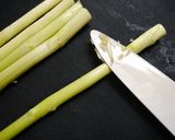 簡単！アスパラとハムのチーズ和え作り方1写真